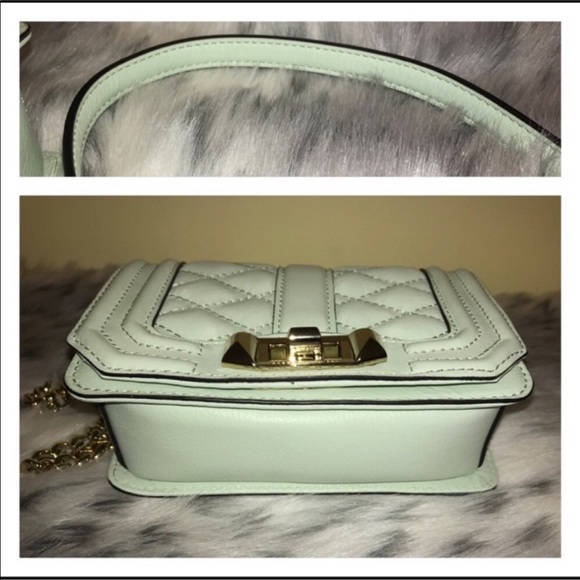 Rebecca Minkoff Mini Love Crossbody in Mint - Picture 8 of 8